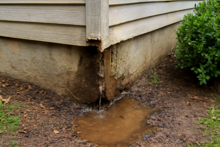 Foundation Leak Water Removal