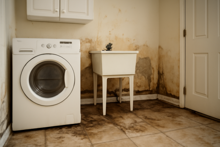 Laundry Room Water Damage Restoration