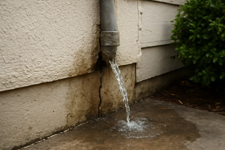 Leaking Pipe Water Removal