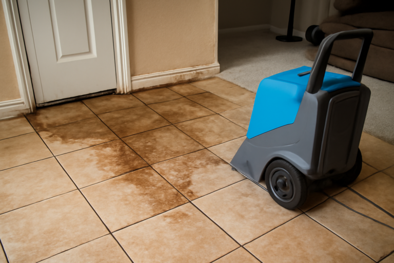 Tile Floor Water Extraction
