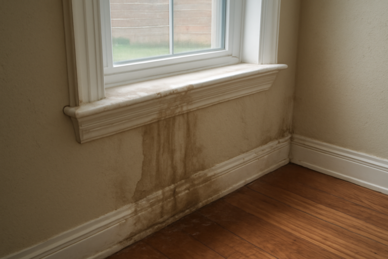 Window Leak Water Removal
